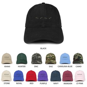 Stitchfy Ant Trail Embroidered 100% Cotton Adjustable Cap Dad Hat