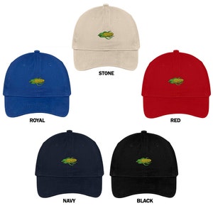 Stitchfy Corn Embroidered Low Profile Soft Cotton Brushed Baseball Cap