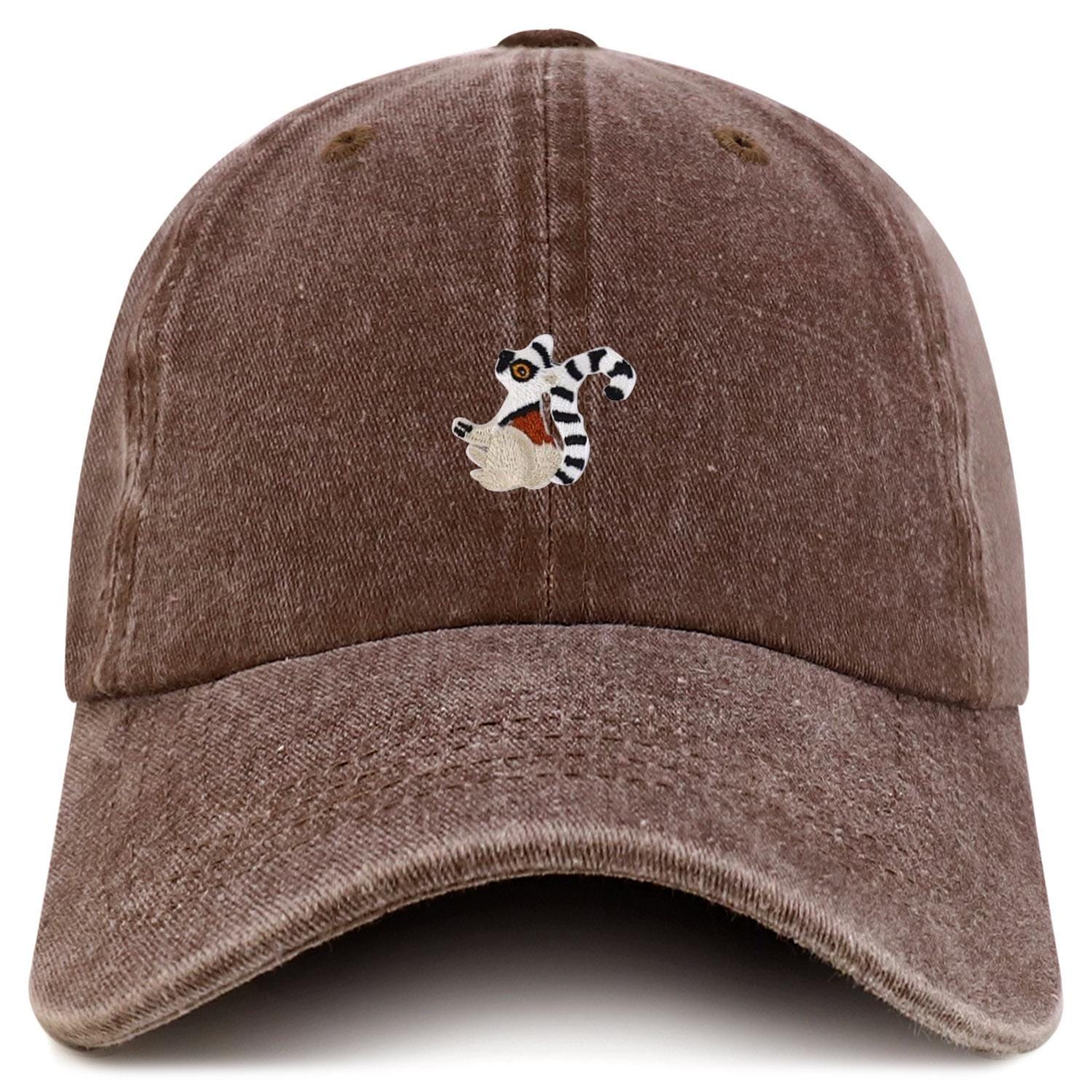 Mochii ！Simlar / Promar / Cap Stitchfy Lemur Patch Pigment Dyed Baseball Cap (SF-AP0358