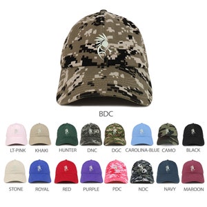 Stitchfy Kokopelli Embroidered Low Profile Soft Cotton Brushed Baseball Cap