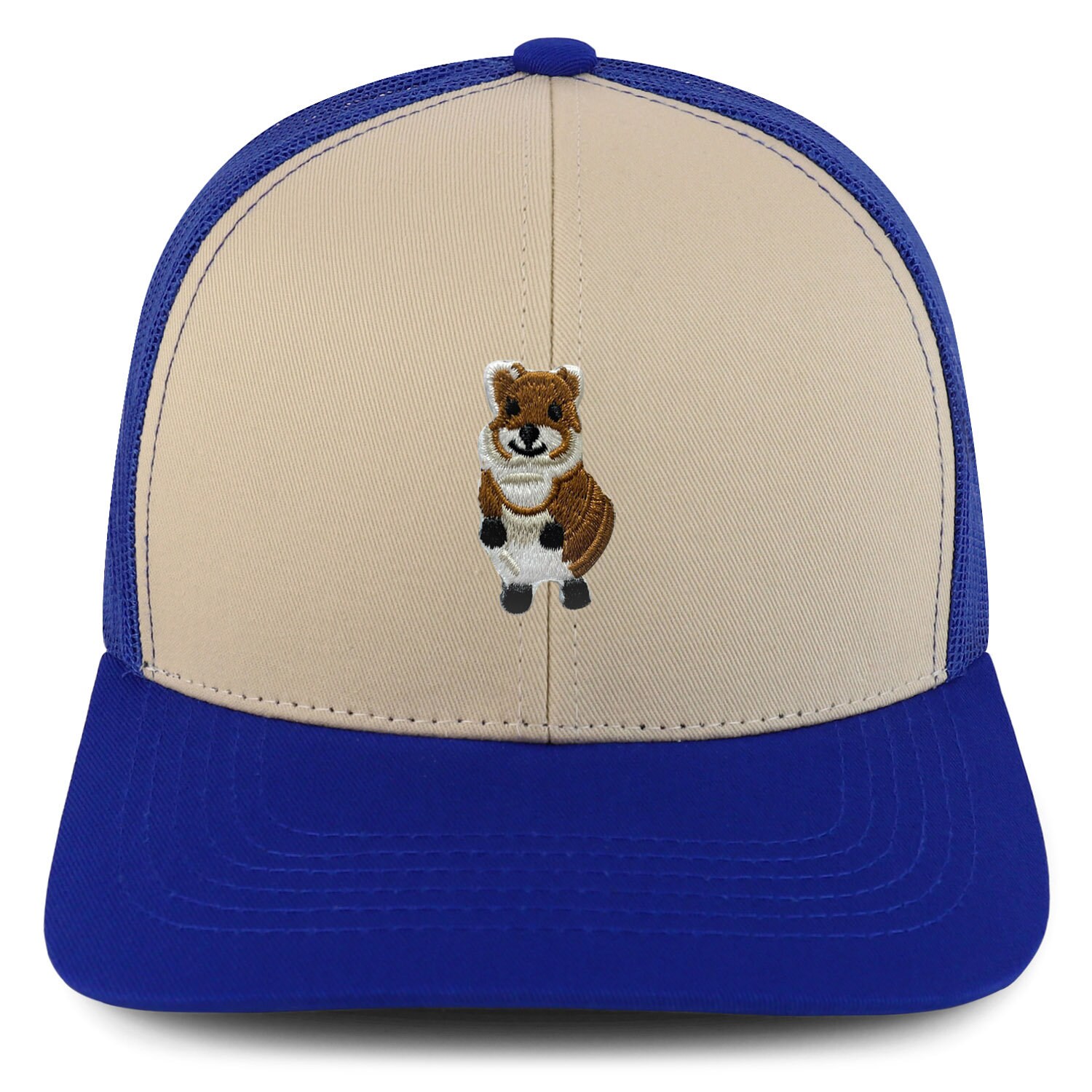 Stitchfy Marmot Embroidered Patch Structured 6 Panel Mesh