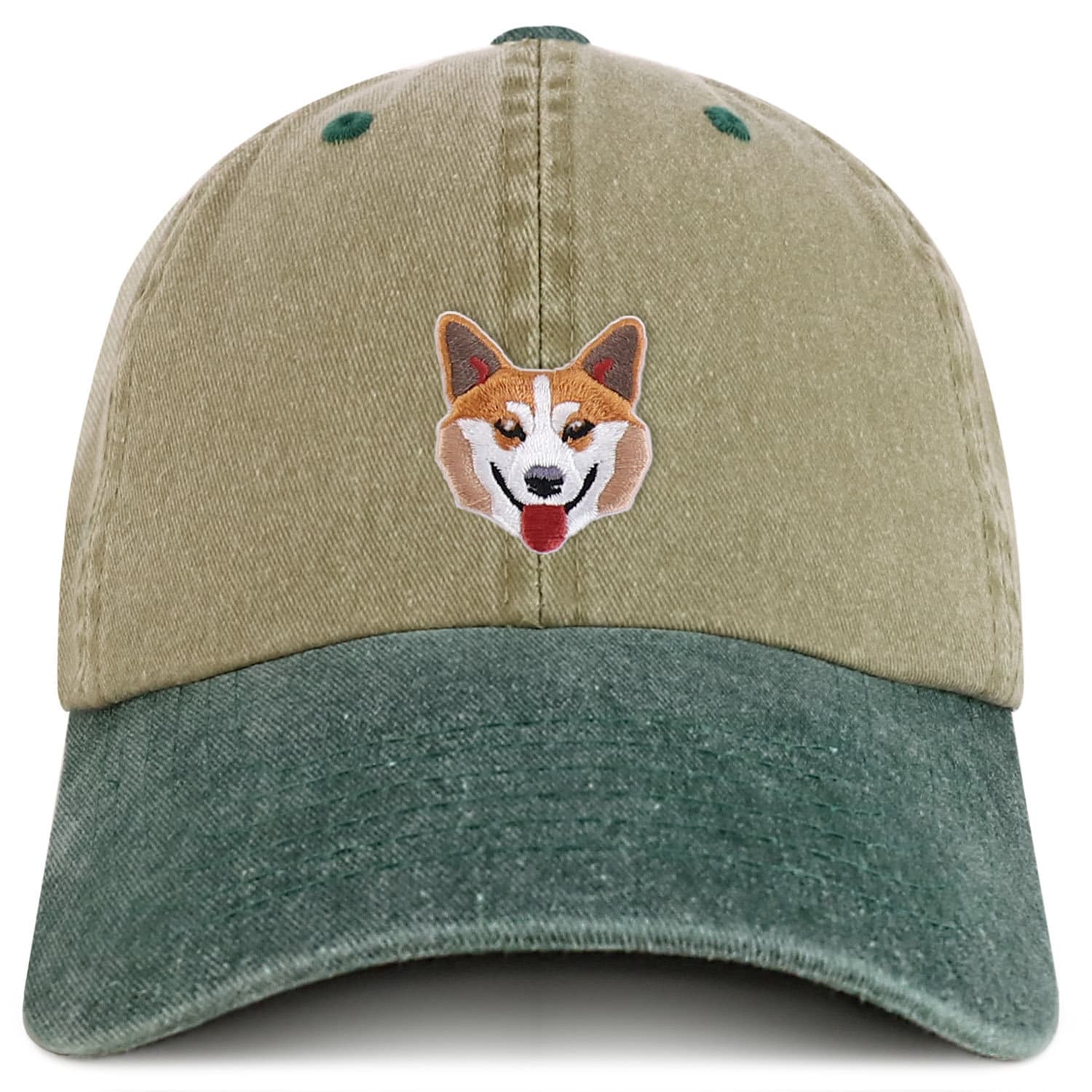 Stitchfy Pembroke Welsh Corgi Embroidered Patch Pigment Dyed