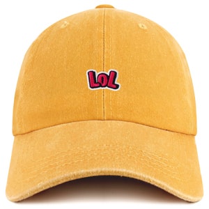 Stitchfy LOL cartoon patch pigment geverfd zachte katoenen baseballpet (SF-AP0276-MGC-7601)