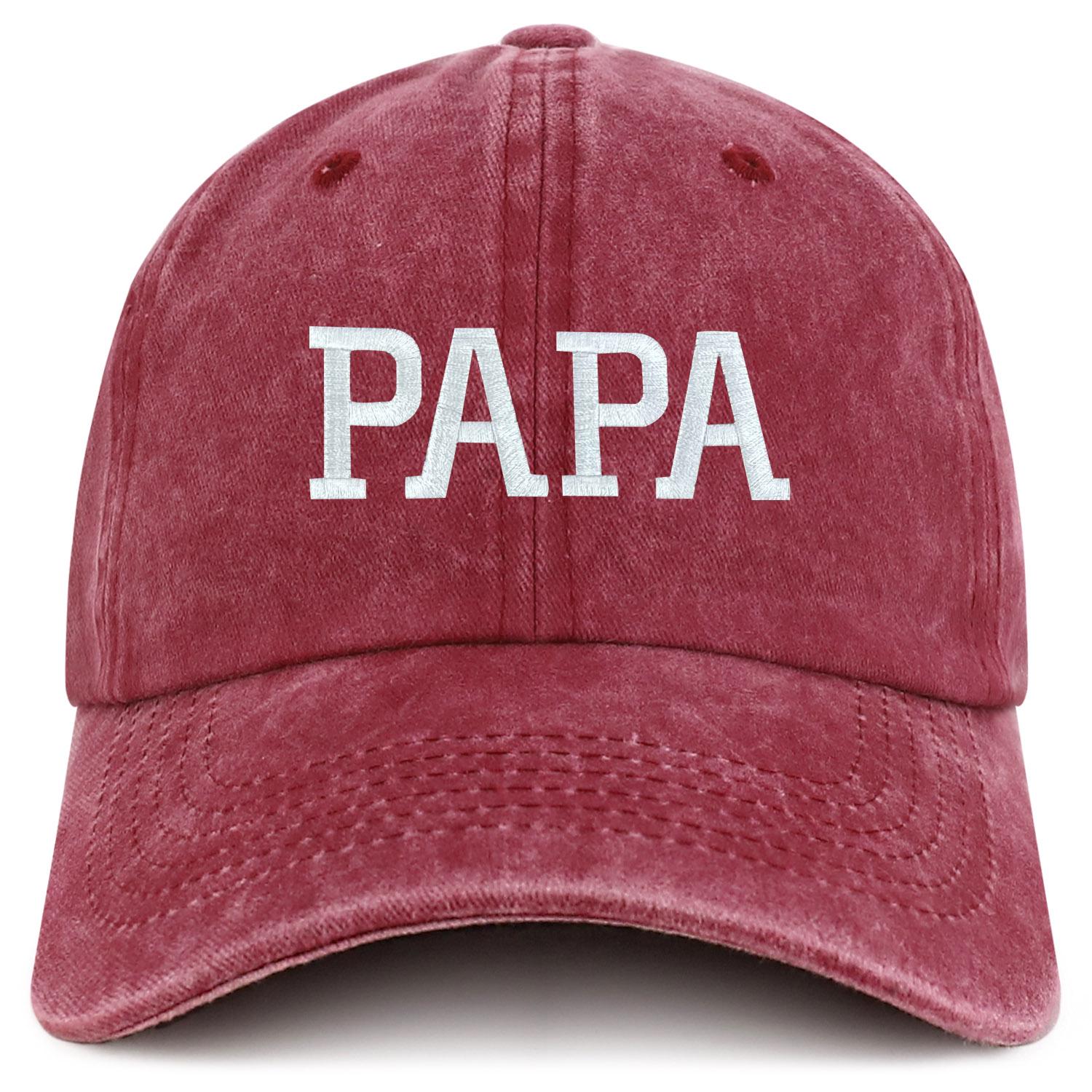 Stitchfy PAPA Embroidered Unstructured Pigment Dyed Cotton