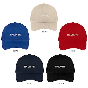 Stitchfy Halyang Embroidered Low Profile Deluxe Cotton Cap Dad Hat