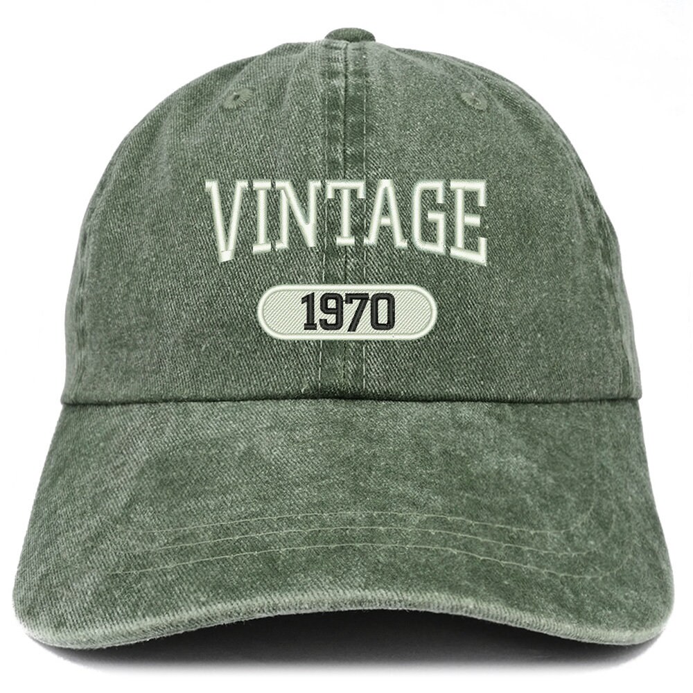 Stitchfy Vintage 1970 Embroidered Pigment Dyed Washed