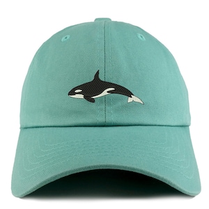 Stitchfy Orca Killer Whale Adjustable Unstructured Dad Hat