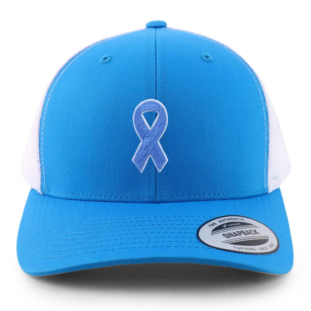 Stitchfy Prostate Cancer Awareness Light Blue Ribbon Patch 6 Panel ...