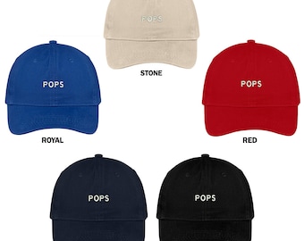 Stitchfy Pops Embroidered Cap Premium Cotton Dad Hat