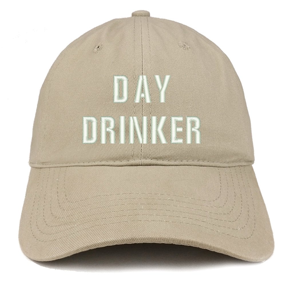 Stitchfy Day Drinker Embroidered Low Profile Brushed Cotton Stitchfy Day Drinker Embroidered Low Profile Brushed Cotton