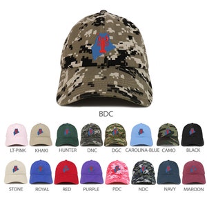 Stitchfy Maine Lobster Embroidered Low Profile Soft Cotton Brushed Baseball Cap
