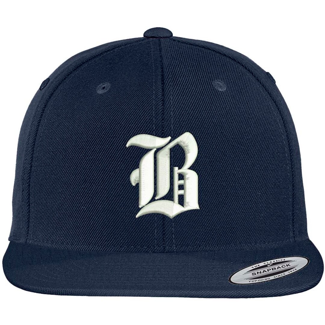 Cappello da papà con lettera F in inglese antico ricamata - Cappellino da baseball in cotone - Italia