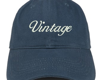 Stitchfy Vintage Embroidered Brushed Cotton Dad Hat Cap