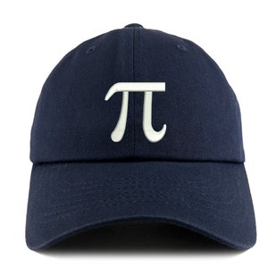 Stitchfy Pi Day Symbol Solid Adjustable Unstructured Dad Hat