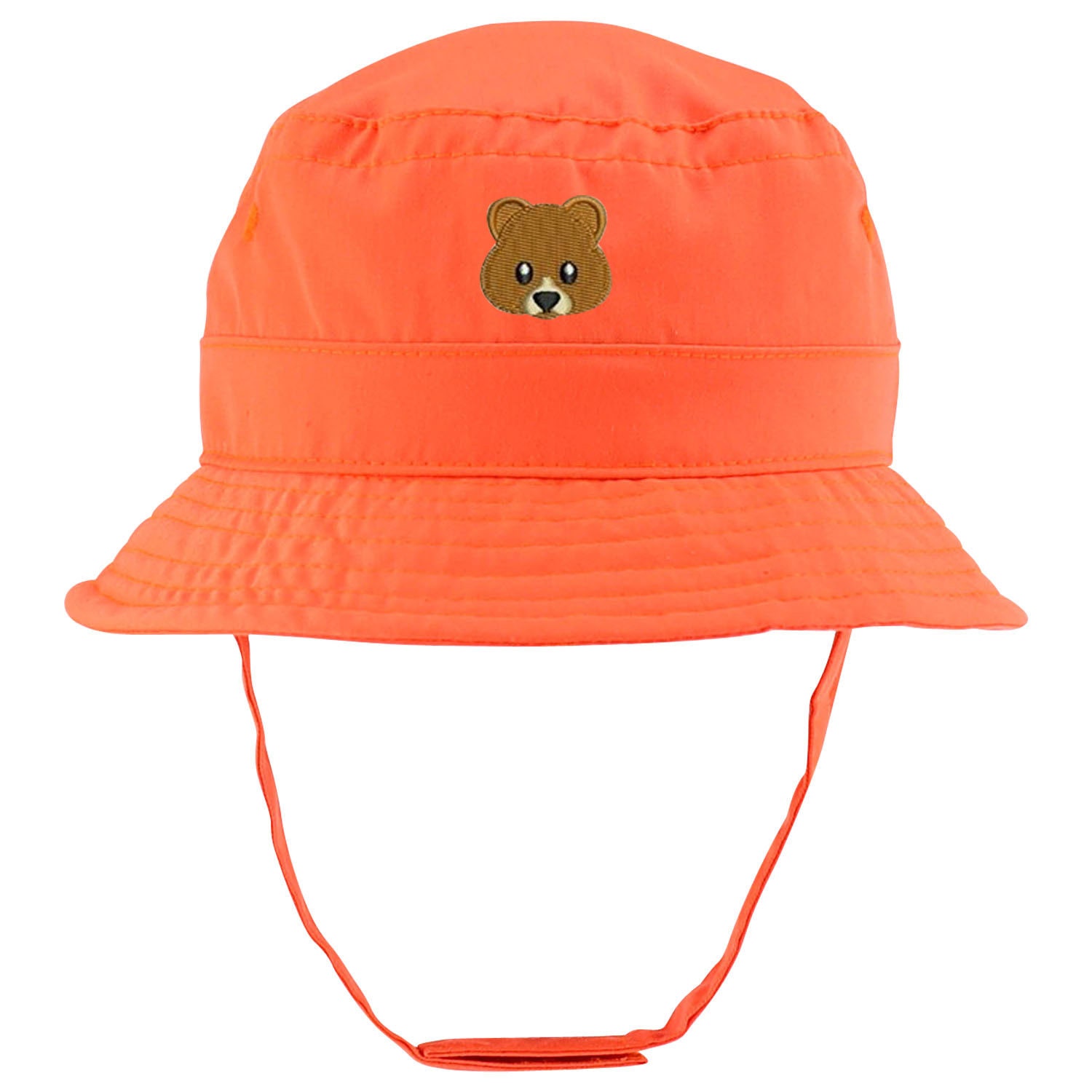 Stitchfy Cute Bear Face Embroidered Infant Lightweight Bucket Hat