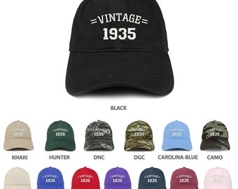 Stitchfy Vintage 1935 cumpleaños gorra de béisbol