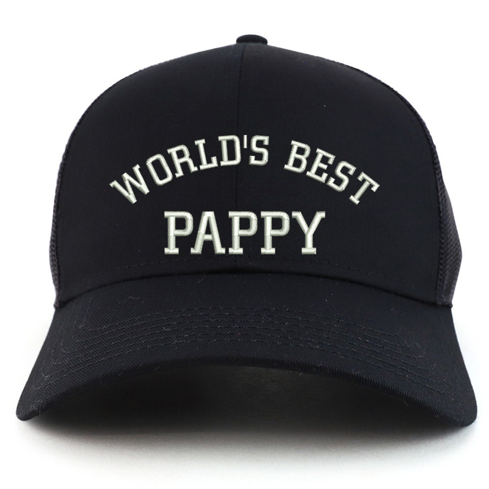 Stitchfy World's Best Pappy Structured High Profile Trucker Cap