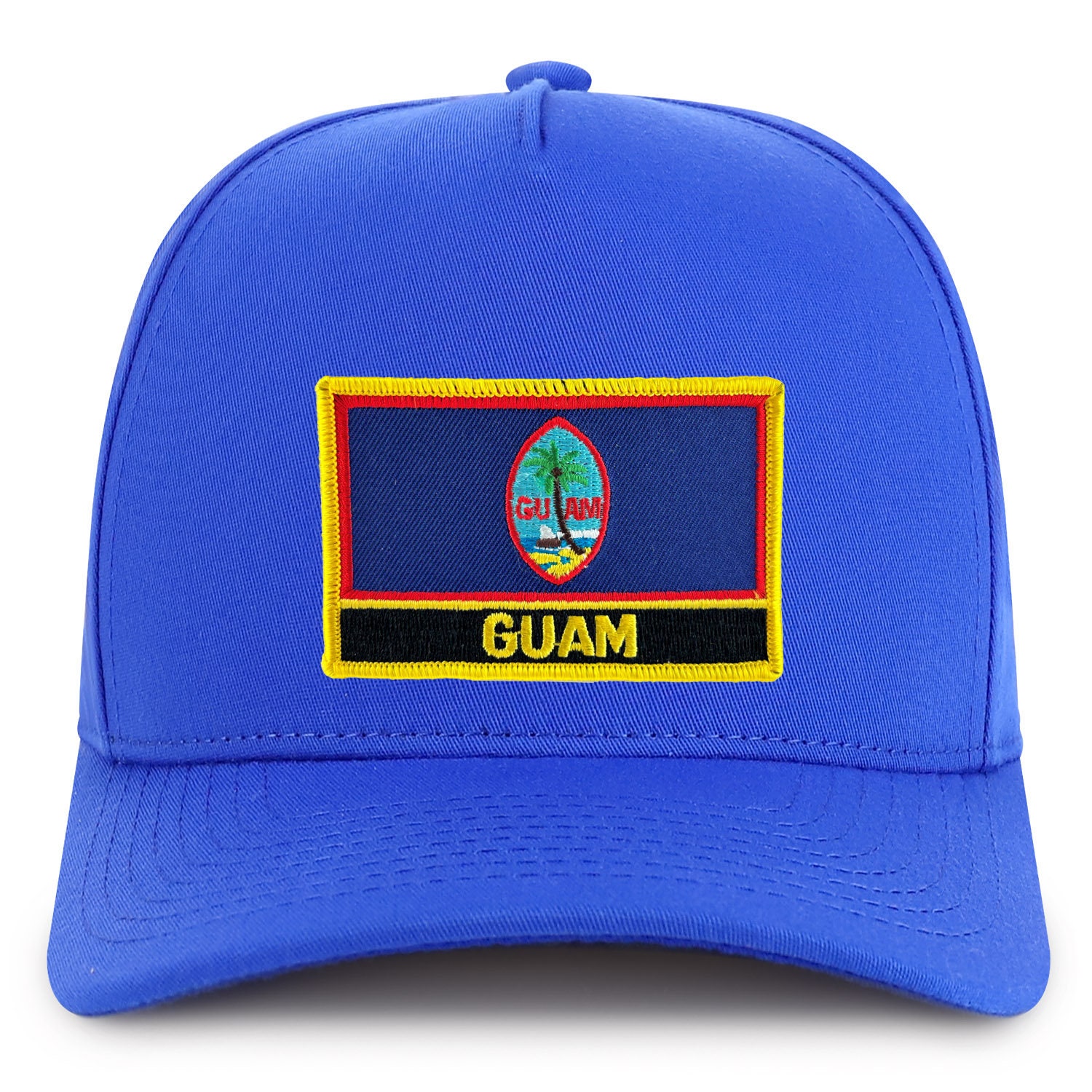 Stitchfy Guam Flag Embroidered Patch 5 Panel Cotton Pro