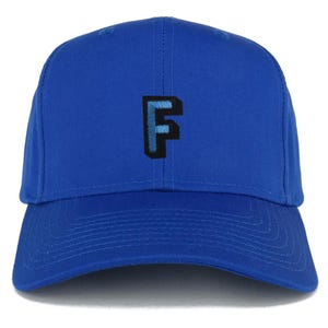 Gorra de béisbol estructurada con parche del alfabeto F de Stitchfy (SF-AP0093-27-079)