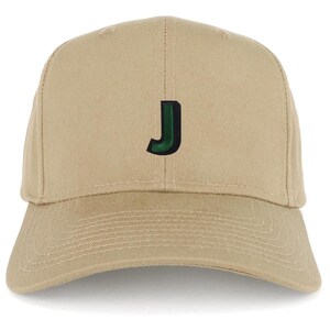 Gorra de béisbol estructurada con parche del alfabeto J de Stitchfy (SF-AP0097-27-079)