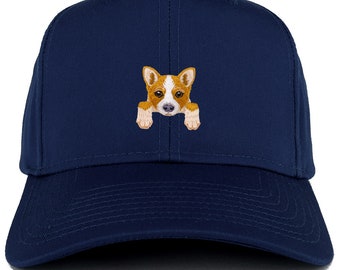 Stitchfy Welsh Corgi Patch Structured Baseball Cap (SF-AP0021-27-079)