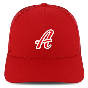 Stitchfy Bokstaven A 6 Panel Trucker Keps (SF-TXT3787-NIS-GNV-003 M)