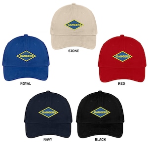 Stitchfy Army Rangers World War 2 Embroidered Cap Premium Cotton Dad Hat