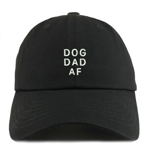 Stitchfy Dog Dad AF Unstructured Dad Hat