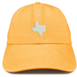 Texas State Map Dad Hat – Embroidered Low-Profile Cotton Cap (Grey) - View #9