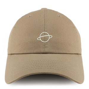 Trendy Apparel Shop Planet Embroidered Dad Hat - Low Profile, Adjustable Strap, One Size Fits Most - View #8