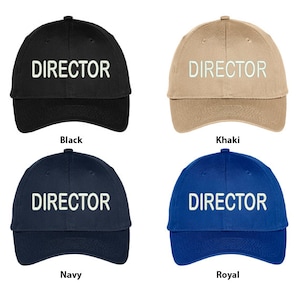 Stitchfy Director Embroidered Structured High Profile Baseball Cap (SF-TXT175-OTC-27-079)