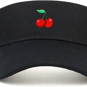 Stitchfy Cherry Patch Cotton Infant Summer Visor Cap