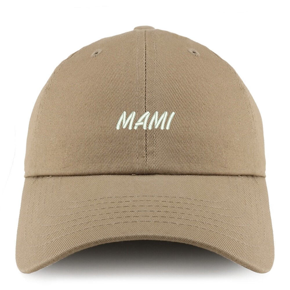 Stitchfy Mami Embroidered Low Profile Soft Cotton Dad Hat Cap - Etsy