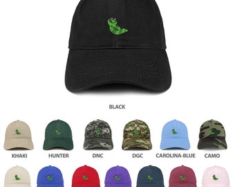 Czapka regulowana Stitchfy Caterpillar z haftem 100% bawełny, czapka dla taty