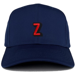 Gorra de béisbol estructurada con parche del alfabeto Z de Stitchfy (SF-AP0113-27-079)