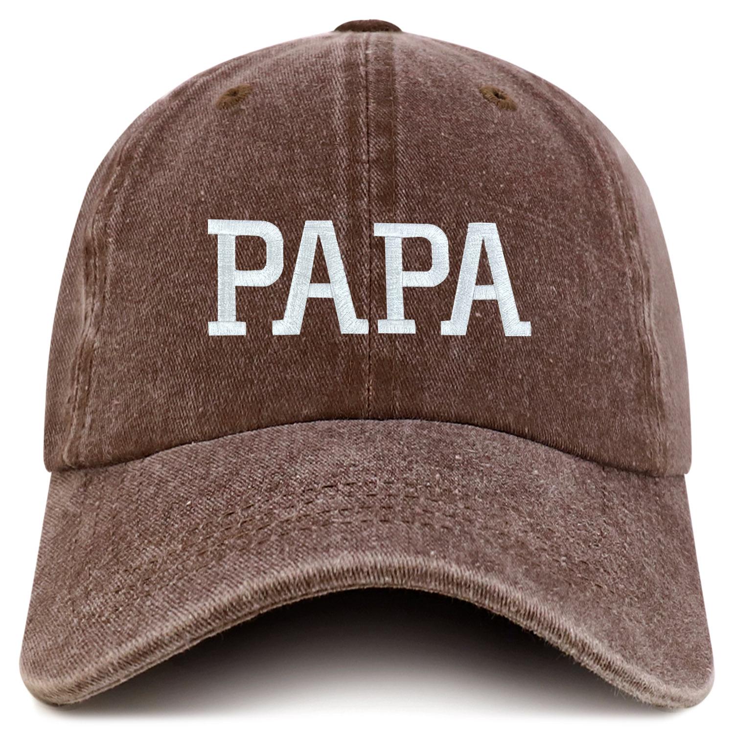 Stitchfy PAPA Embroidered Unstructured Pigment Dyed Cotton