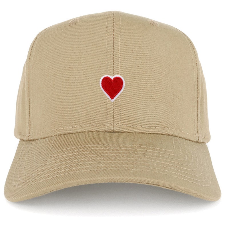 Stitchfy Emoticon Heart Patch Structured Baseball Cap (SF-EP-LOG275-OTC ...