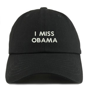 Stitchfy I Miss Obama Solid Adjustable Unstructured Dad Hat