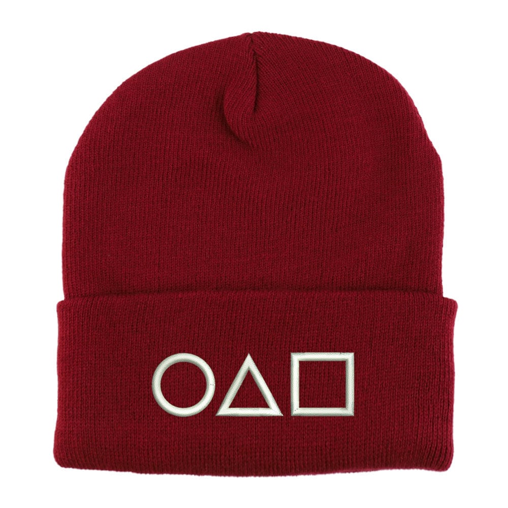 [ROMANTIC CROWN]★25SS★韓国人気★STRIPE SQUARE BEANIE ROMANTIC CROWN】25SS☆ STRIPE SQUARE BEANIE RC JACQUARD KNIT