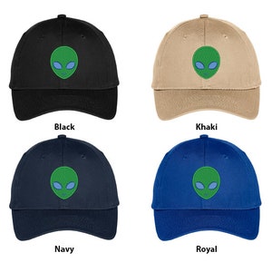 Stitchfy Alien Face Embroidered Structured High Profile Baseball Cap (SF-LOG005-OTC-27-079)