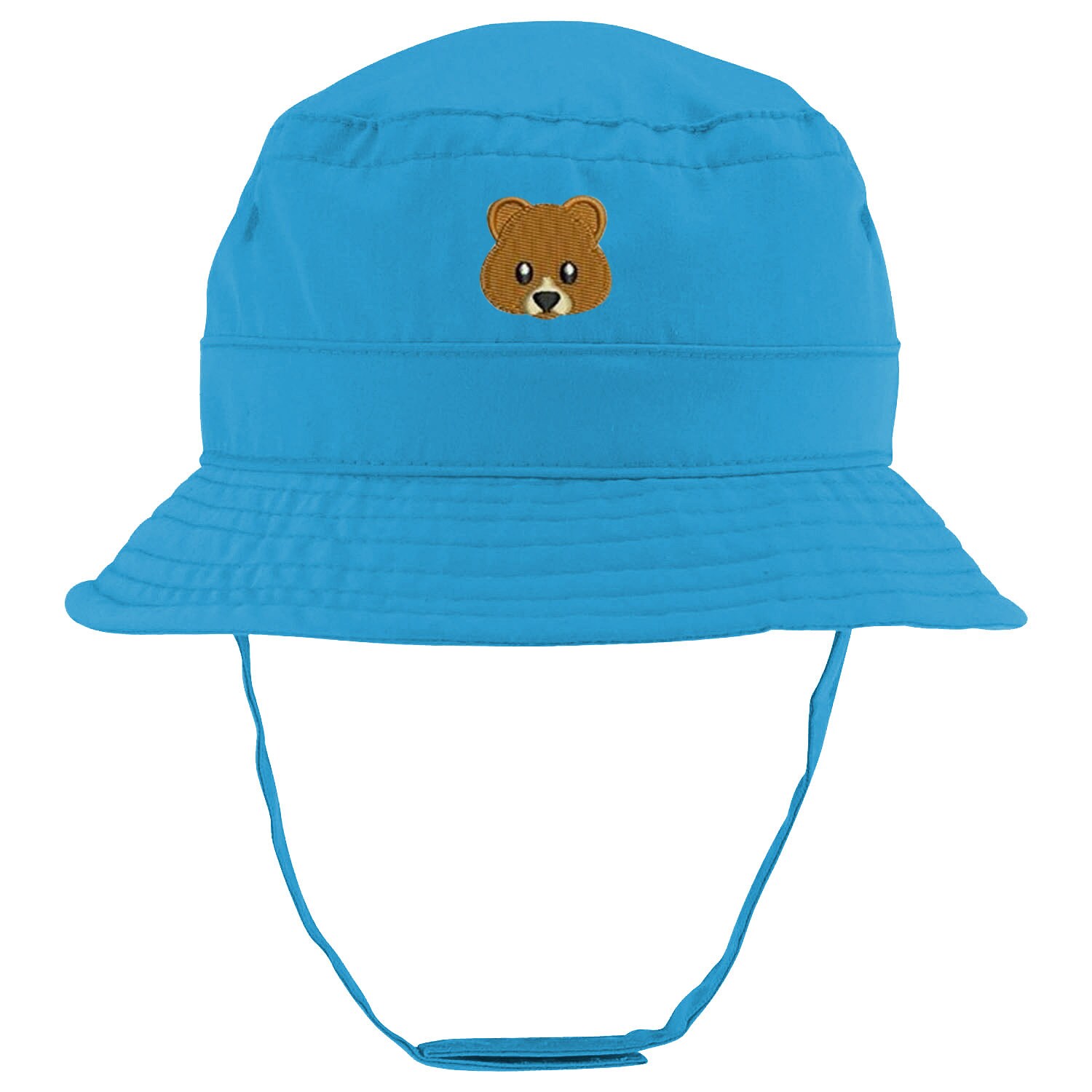 Stitchfy Cute Bear Face Embroidered Infant Lightweight Bucket Hat