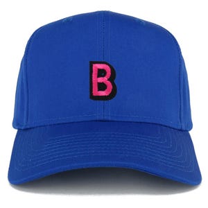 Gorra de béisbol estructurada con parche del alfabeto B de Stitchfy (SF-AP0089-27-079)
