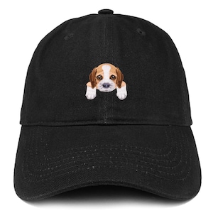 Stitchfy Beagle Patch Low Profile Soft Cotton Baseball Cap (SF-AP0019-SAN-CP77)