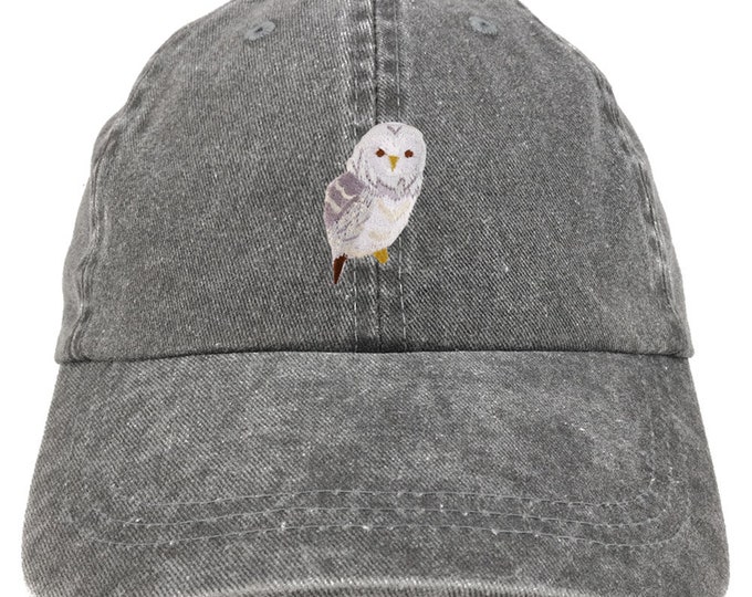 GREAT HORNED OWL Bird Hat Embroidered Wildlife Baseball Cap Price