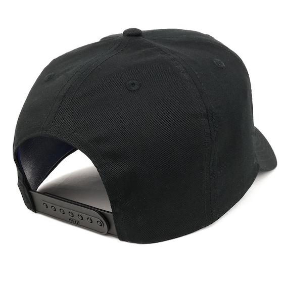【OPENING PROJECT】 Black Flame No11 Camp Cap : Black Stitchfy Flame Black White Skull Patch Structured Baseball