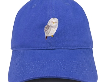 Stitchfy Owl Patch Low Profile Soft Cotton Baseball Cap (SF-AP0036-SAN-CP77)