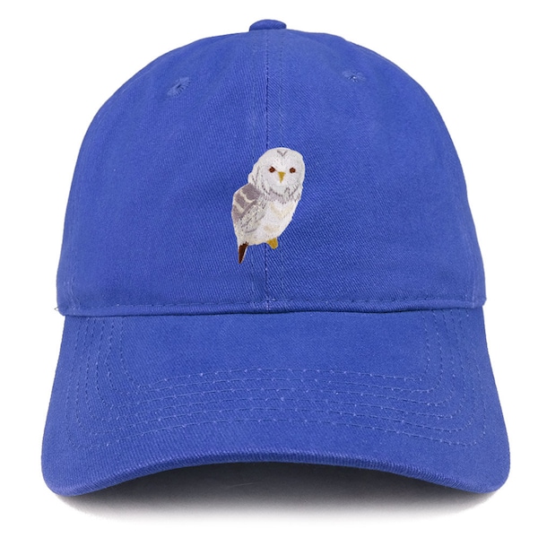 Stitchfy Owl Patch Low Profile Soft Cotton Baseball Cap (SF-AP0036-SAN-CP77)