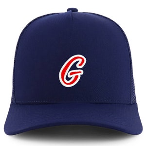 Stitchfy Snapback-keps med bokstaven G och 5 paneler i struktur (SF-TXT3793-NIS-GNV-008 M)