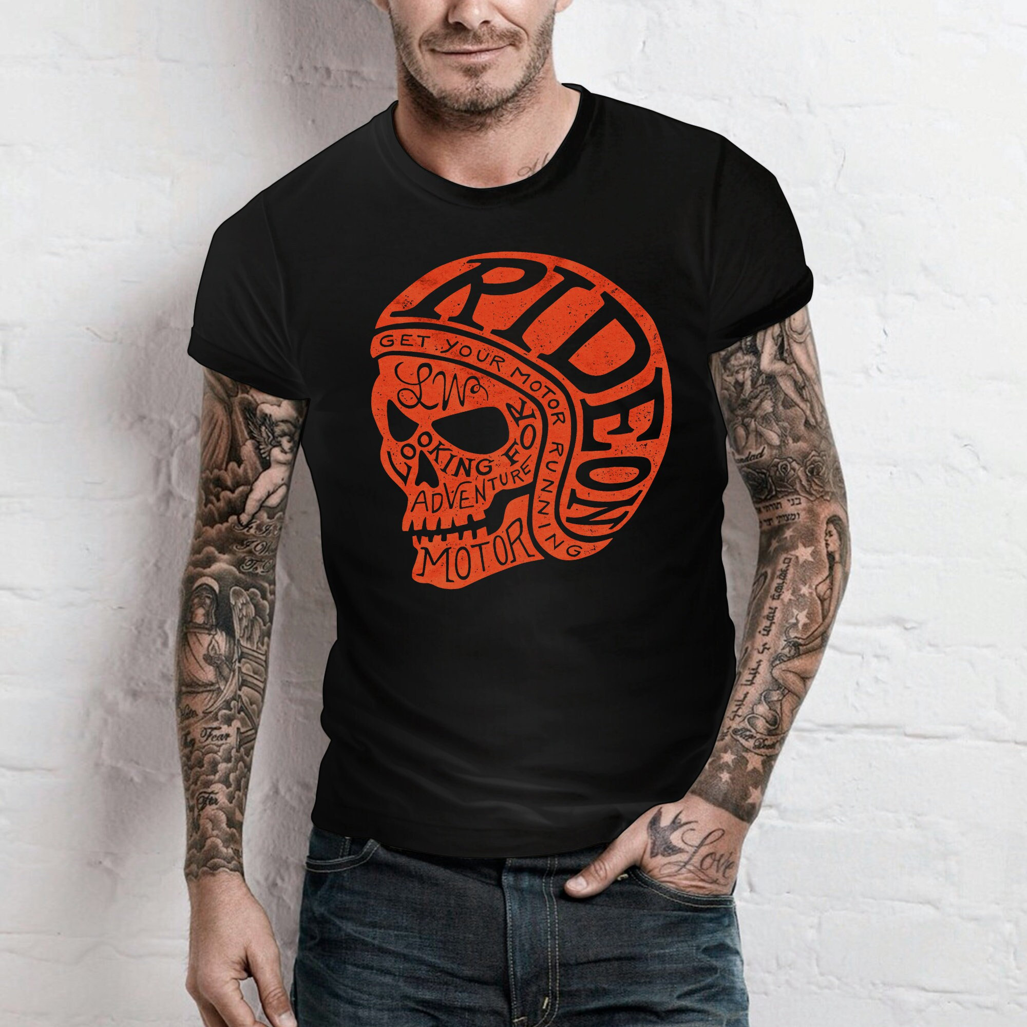 Moto Custom Ropa Motera Barata Ropa Moto Hombre Camiseta Motera