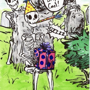 Postal feliz dia de la muerte